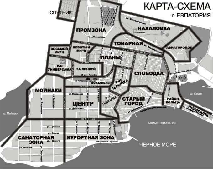 Евпаторий Карта Города