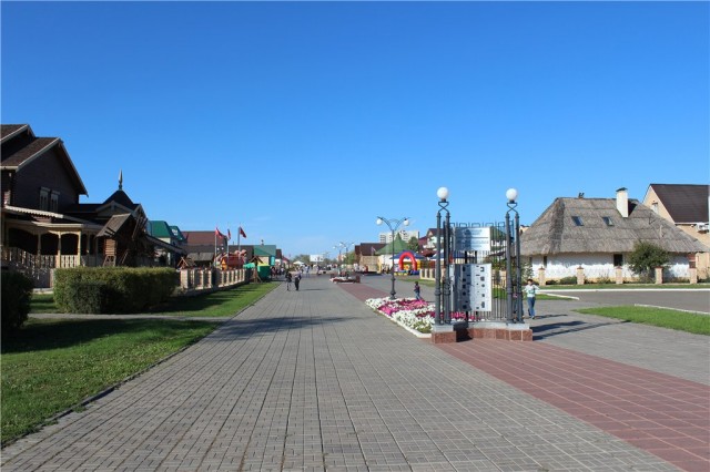 Национальная деревня в Оренбурге