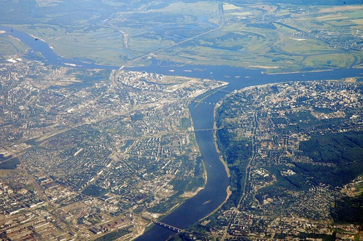 Нижний Новгород. Вид сверху