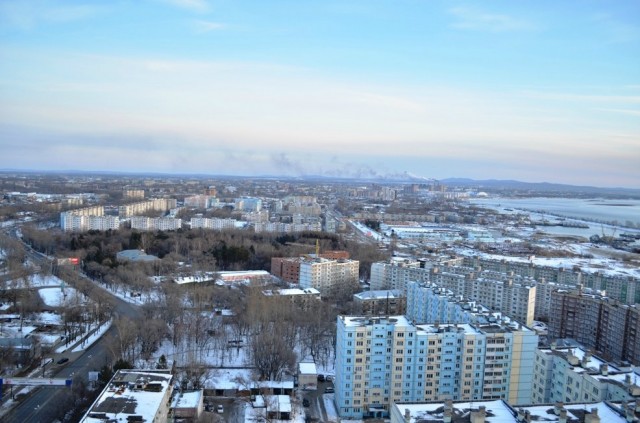 Вид на юг Хабаровска