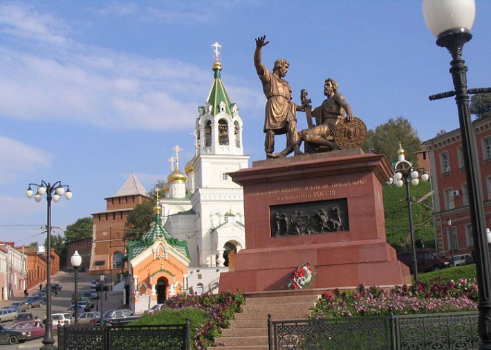 Нижний Новгород. Памятник Минину и Пожарскому