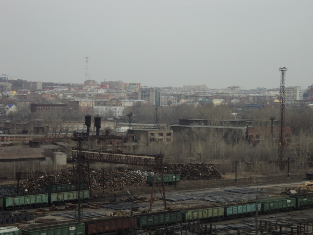 Свалка металлолома в Ленинском районе