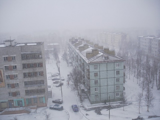Зима в Северодвинске