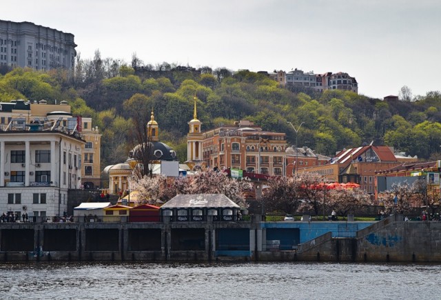 Вид на Киев с Днепра