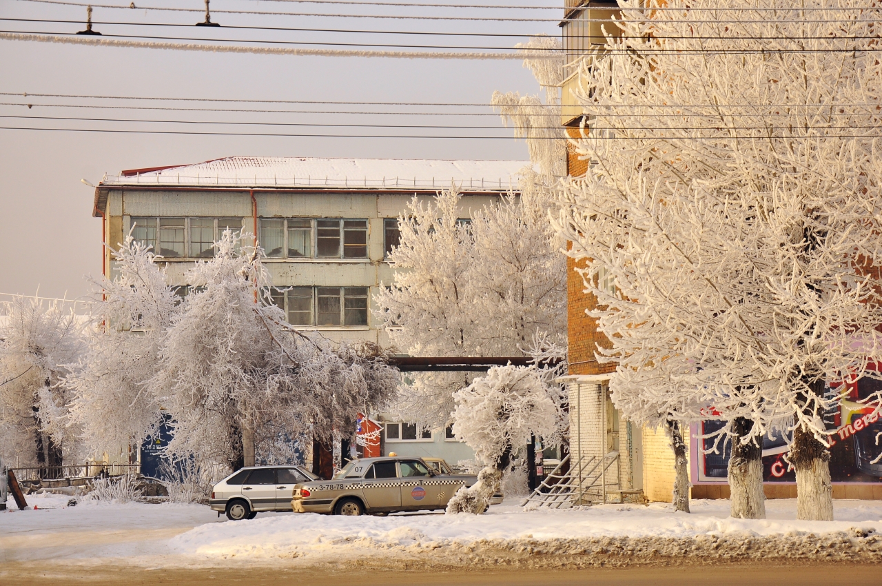 Ленинск-Кузнецкий зимой