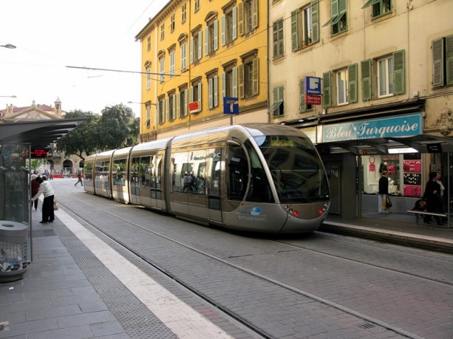 Трамвай в Ницце