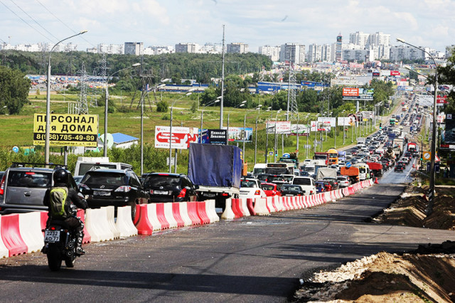 Пробки – визитная карточка Москвы, даже в новых округах 