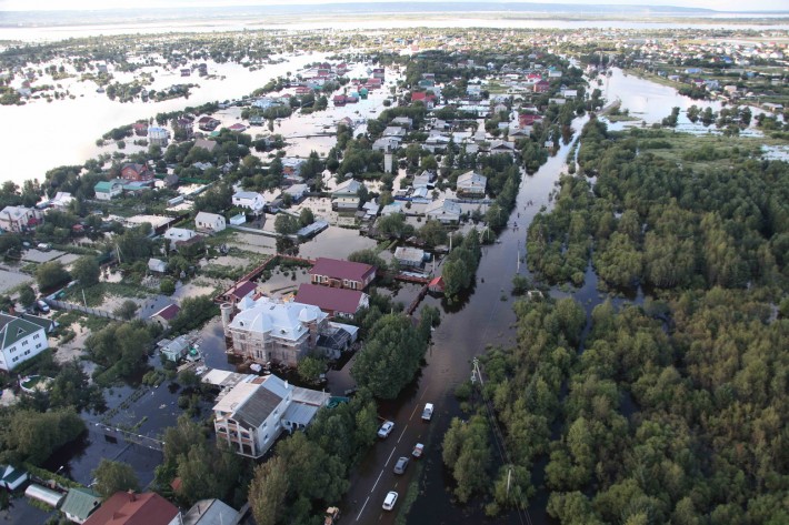 Результат наводнения в Амурской области