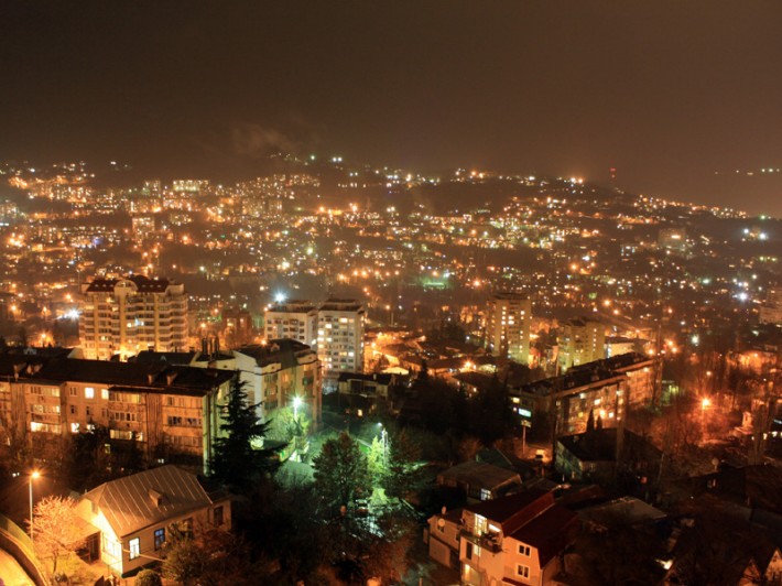 Панорама ночного города