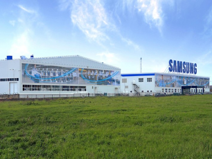 Завод Samsung в промзоне Ворсино