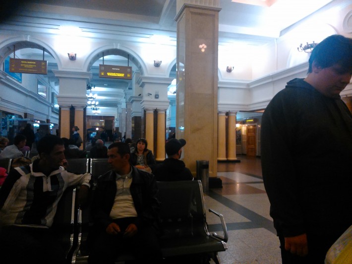 Новосибирский ЖД вокзал, зал ожидания