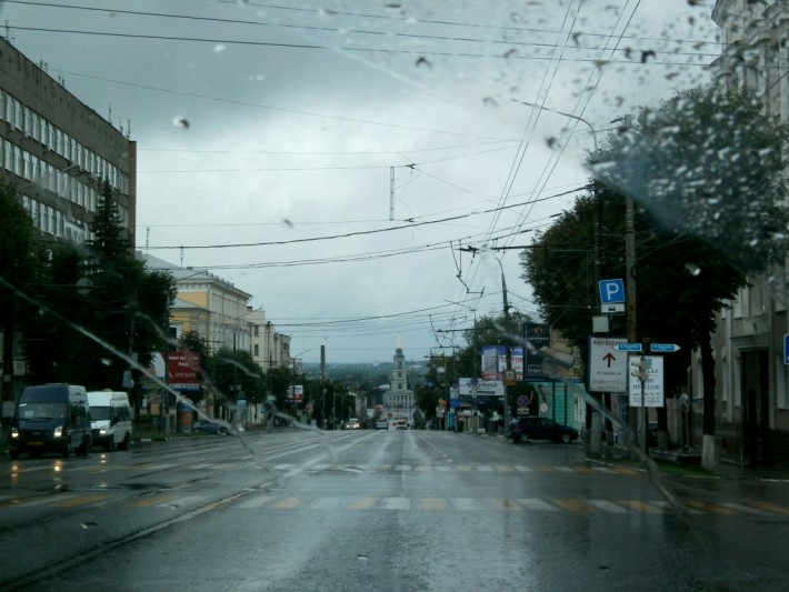 В Туле +14 и дождь, утро 12 июля