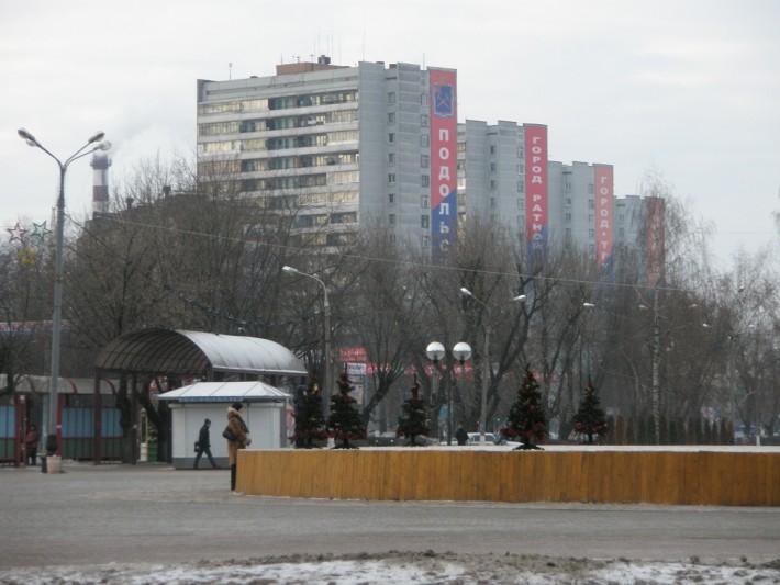 Начало центральной улицы города - Большой Серпуховской