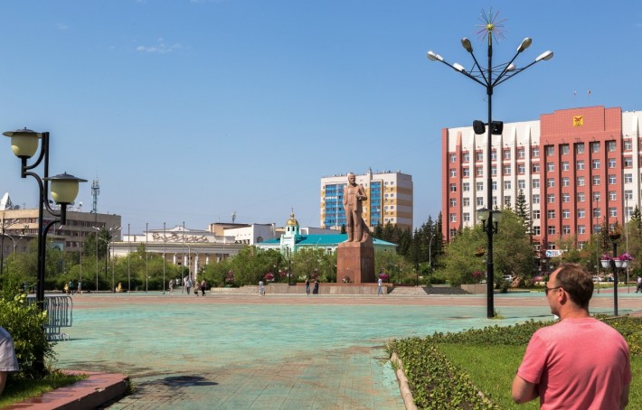 Площадь Ленина в Чите