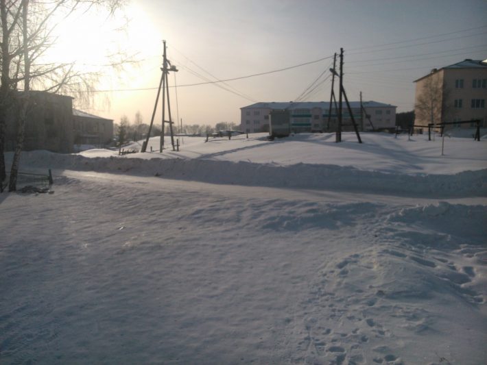 Снег на Алтае