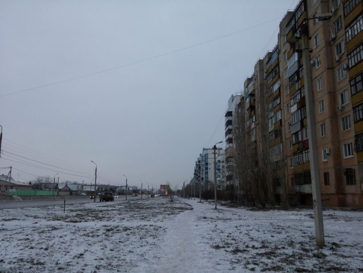 Зимняя пешая прогулка ул. Карбышева
