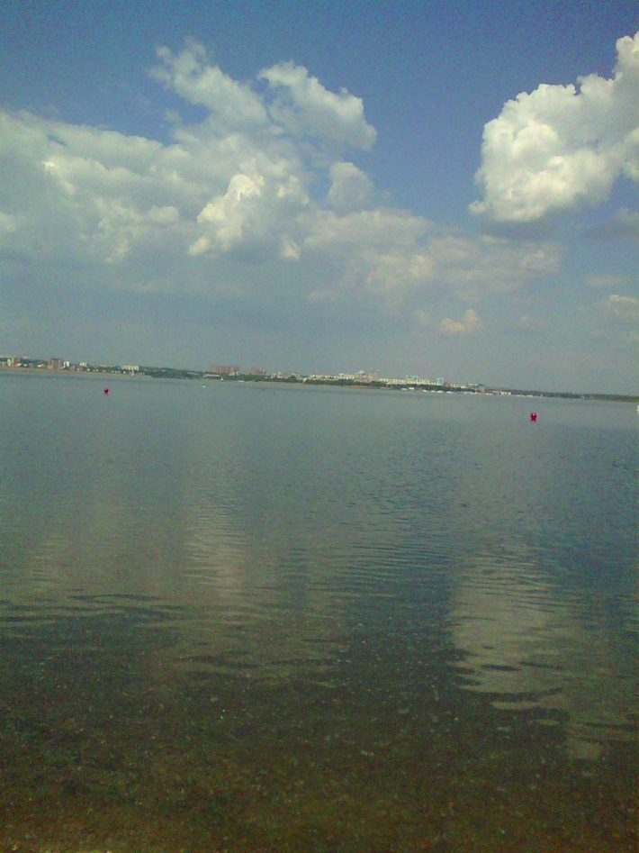 Вид на Ангару с левого берега