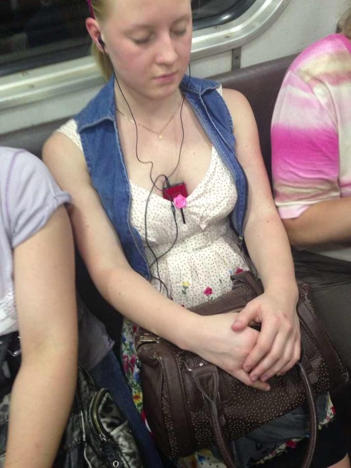 Прекрасные и находчивые пассажиры Санкт-Петербургского метро