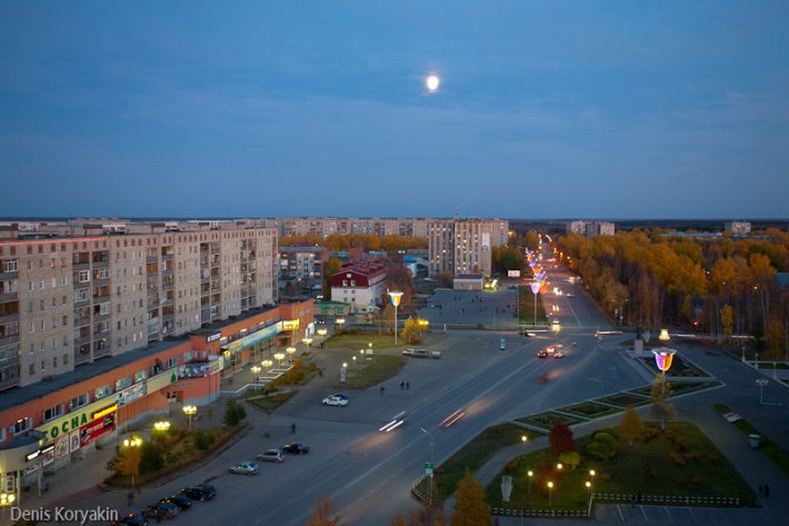 Центр города Стрежевого