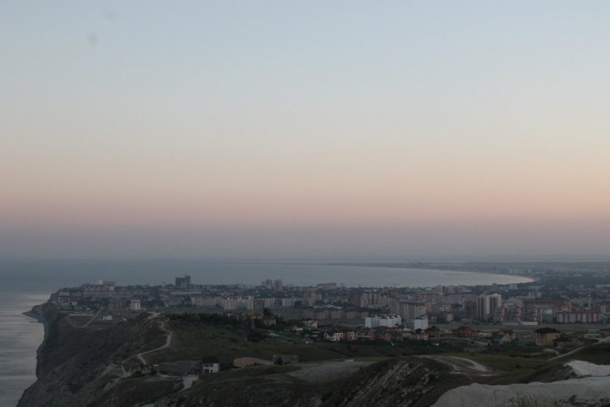 Панорама Анапы ранним утром со стороны п. Супсех