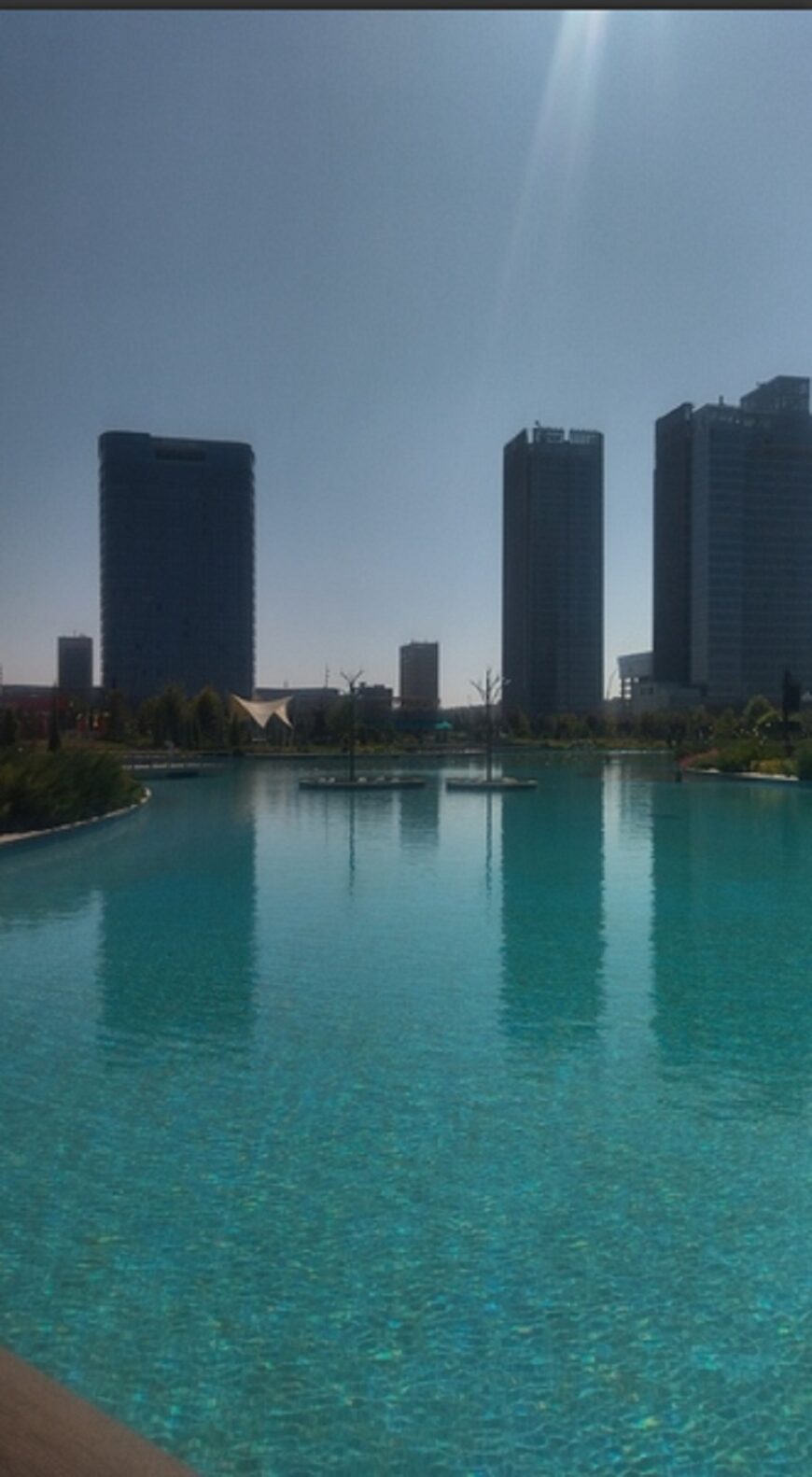 Вид на центральную часть Ташкента