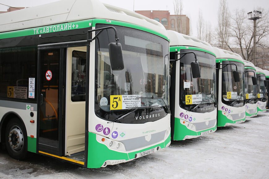 Новые низкопольные автобусы Volgabus частного перевозчика